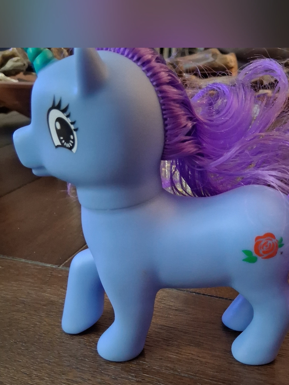 My Little Pony Toy with Pink Rose Cutie Mark